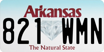 AR license plate 821WMN