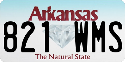 AR license plate 821WMS