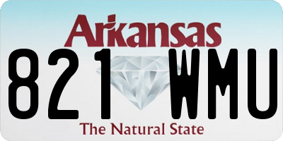 AR license plate 821WMU