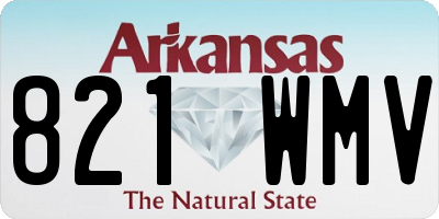 AR license plate 821WMV