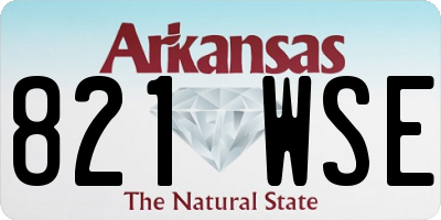 AR license plate 821WSE
