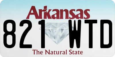 AR license plate 821WTD