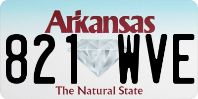 AR license plate 821WVE