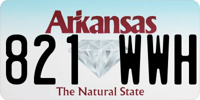 AR license plate 821WWH