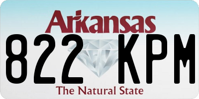 AR license plate 822KPM