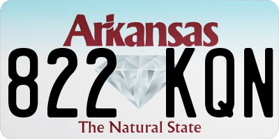 AR license plate 822KQN