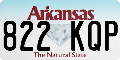 AR license plate 822KQP