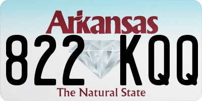 AR license plate 822KQQ