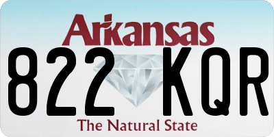 AR license plate 822KQR