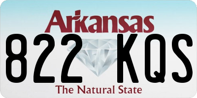 AR license plate 822KQS
