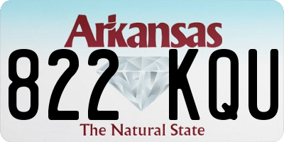 AR license plate 822KQU