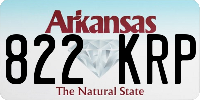 AR license plate 822KRP