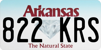 AR license plate 822KRS