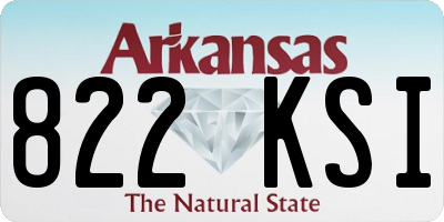 AR license plate 822KSI