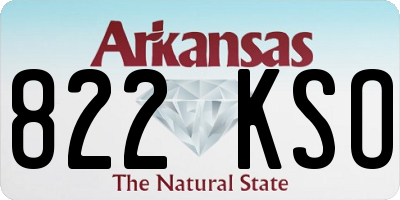 AR license plate 822KSO