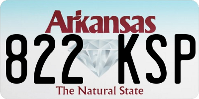AR license plate 822KSP