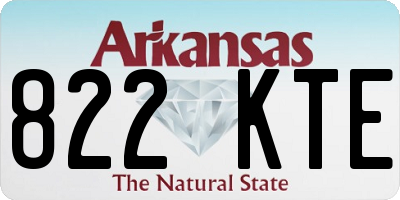 AR license plate 822KTE