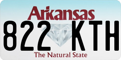 AR license plate 822KTH