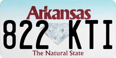 AR license plate 822KTI