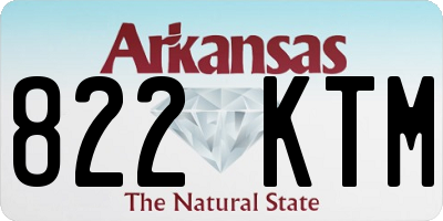 AR license plate 822KTM