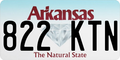 AR license plate 822KTN