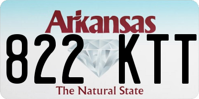 AR license plate 822KTT