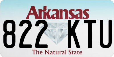 AR license plate 822KTU