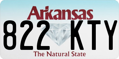 AR license plate 822KTY