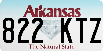 AR license plate 822KTZ