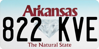 AR license plate 822KVE