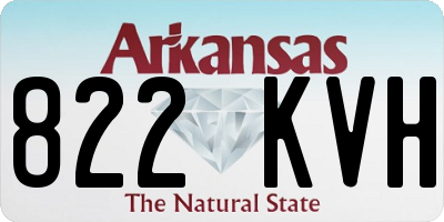 AR license plate 822KVH