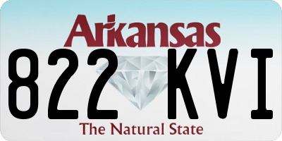 AR license plate 822KVI
