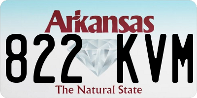 AR license plate 822KVM