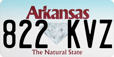 AR license plate 822KVZ