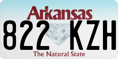 AR license plate 822KZH