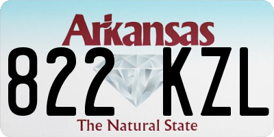 AR license plate 822KZL