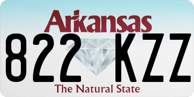 AR license plate 822KZZ