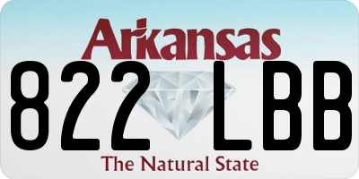AR license plate 822LBB