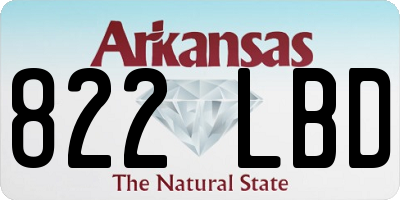 AR license plate 822LBD