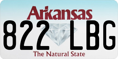 AR license plate 822LBG
