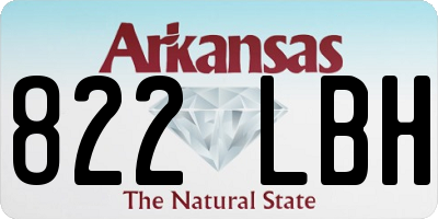 AR license plate 822LBH