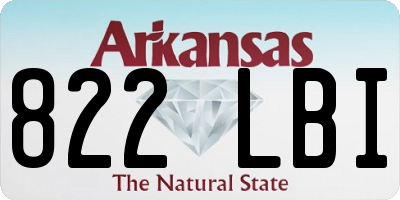 AR license plate 822LBI