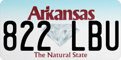 AR license plate 822LBU