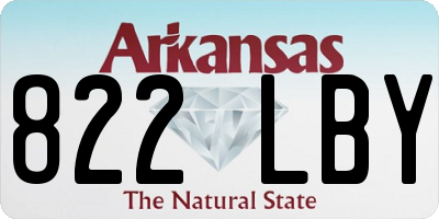 AR license plate 822LBY