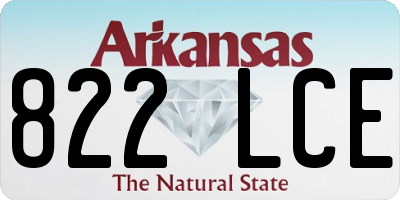 AR license plate 822LCE
