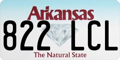 AR license plate 822LCL