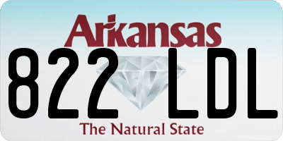 AR license plate 822LDL