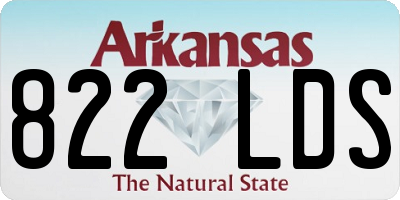 AR license plate 822LDS
