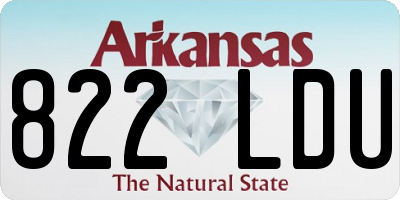 AR license plate 822LDU