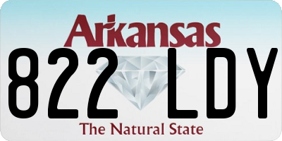 AR license plate 822LDY